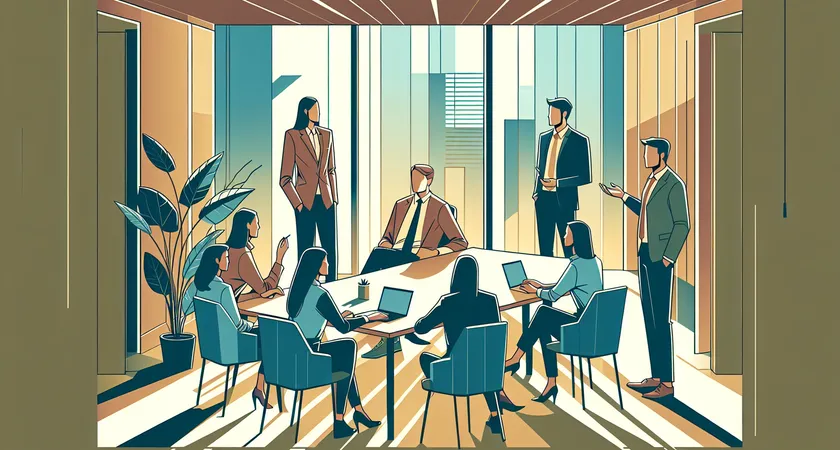 Des personnes en réunion dans un espace de coworking