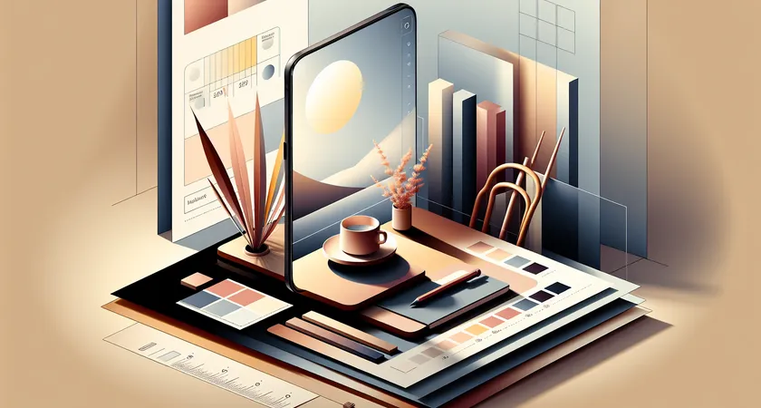 Un smartphone sur une table