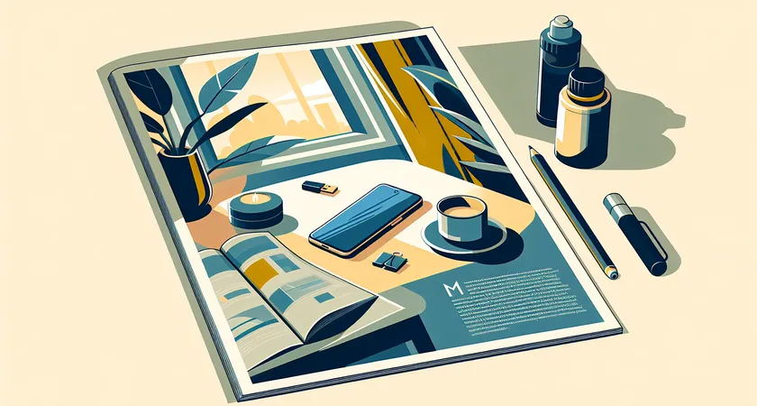 Un smartphone sur une table