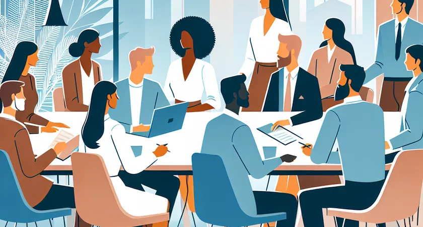 Des personnes en réunion dans un espace de coworking