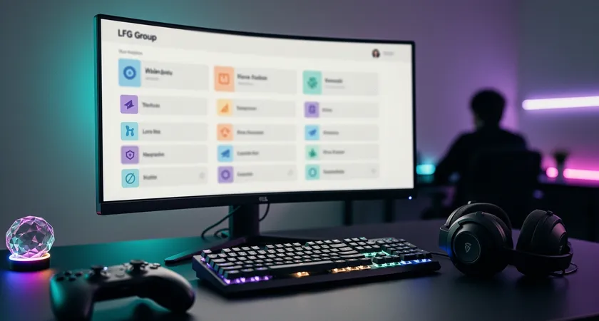 Una captura de pantalla limpia de una herramienta LFG en un foro, mostrando un título bien estructurado con etiquetas claras como '[Diamond