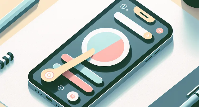 Un smartphone sur une table