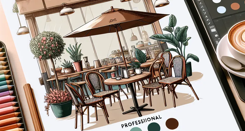 Un café sur un bureau