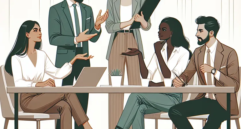 Des personnes en réunion dans un espace de coworking