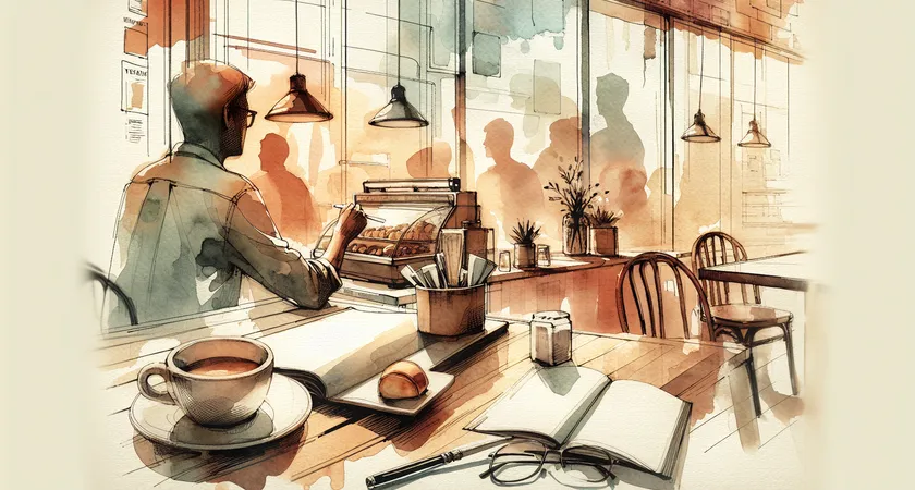 Un café sur un bureau