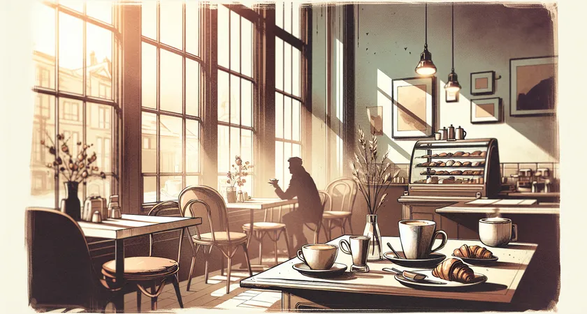 Un café sur un bureau