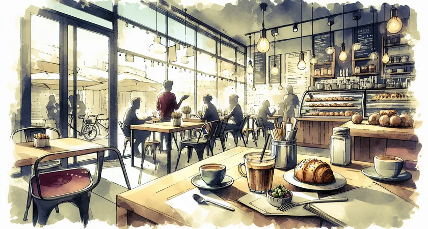 Un café sur un bureau