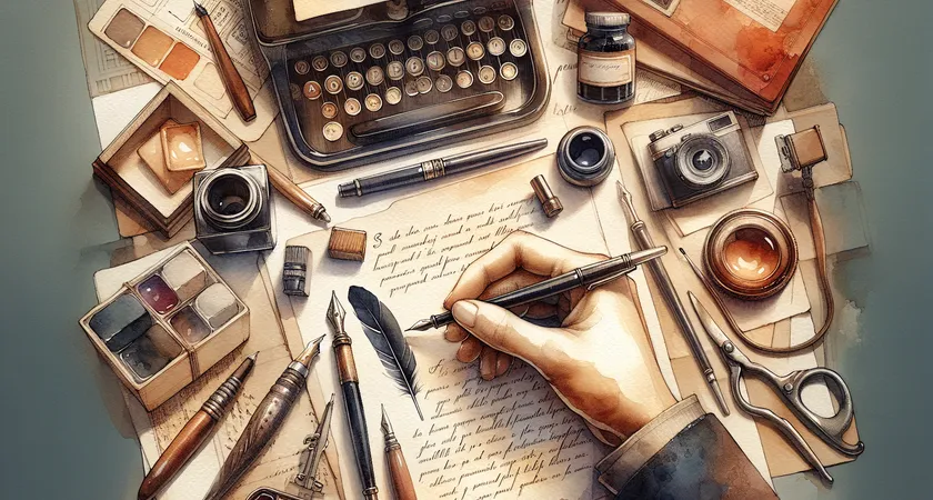 Une main tenant un stylo