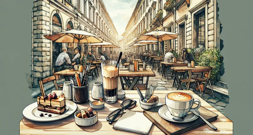 Un café sur un bureau