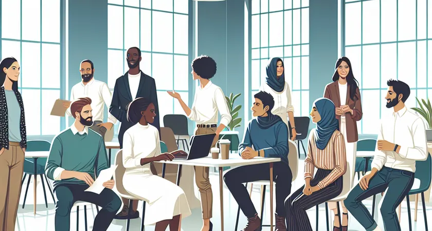 Des personnes en réunion dans un espace de coworking
