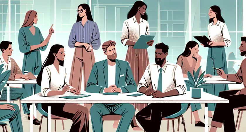 Des personnes en réunion dans un espace de coworking