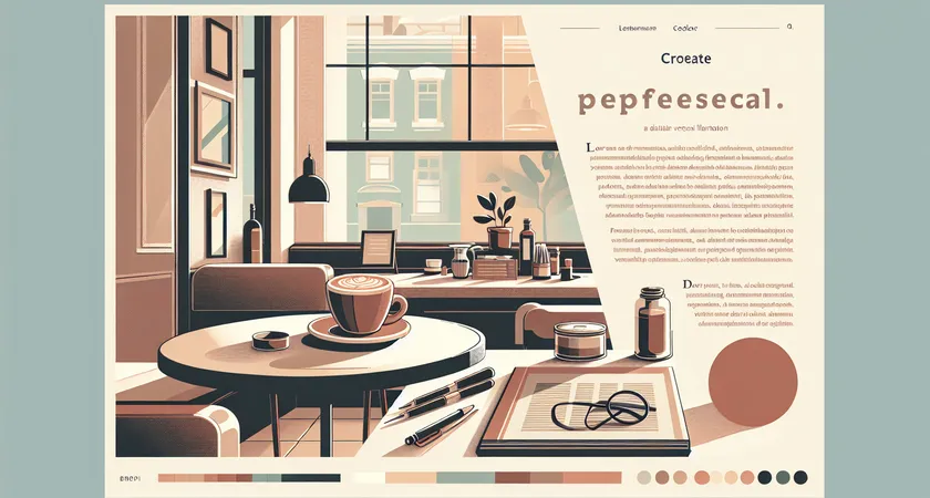 Un café sur un bureau