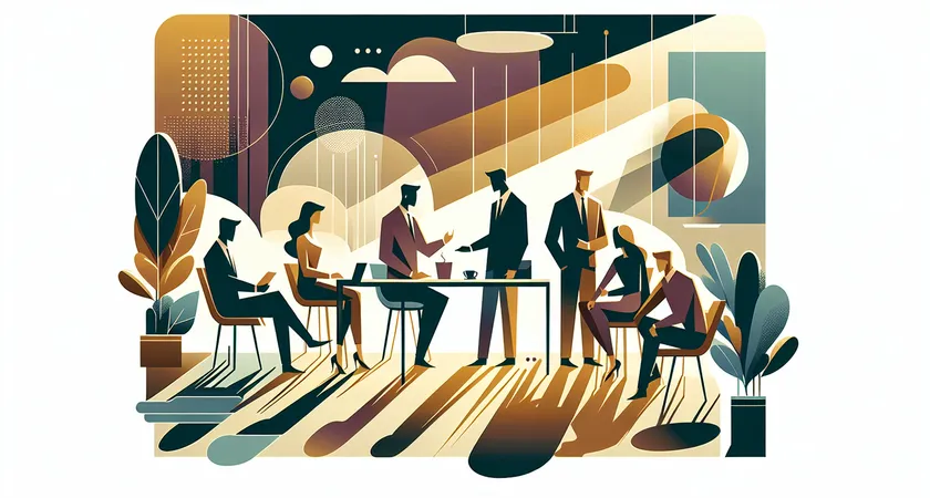 Des personnes en réunion dans un espace de coworking