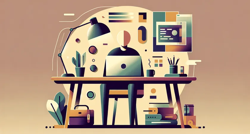 Un ordinateur portable sur un bureau