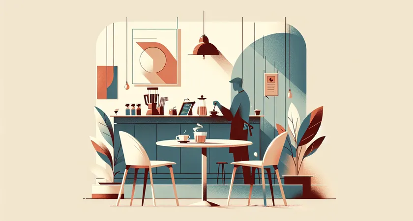 Un café sur un bureau