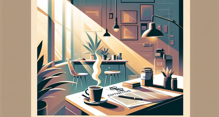 Un café sur un bureau