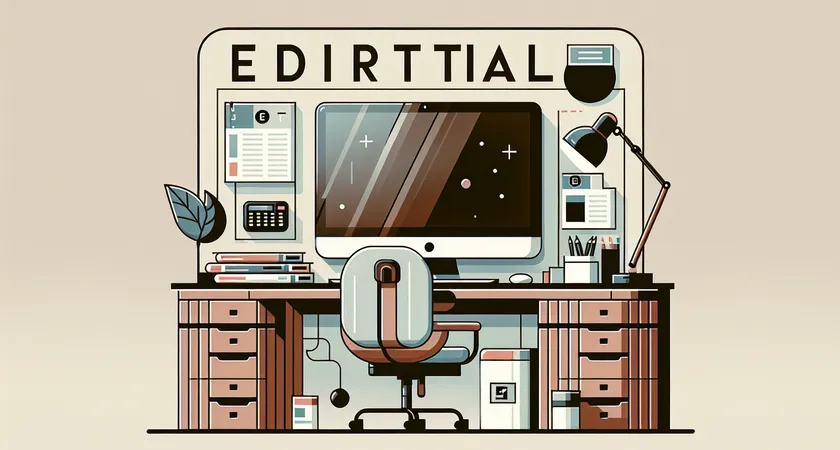 Un bureau moderne avec un ordinateur