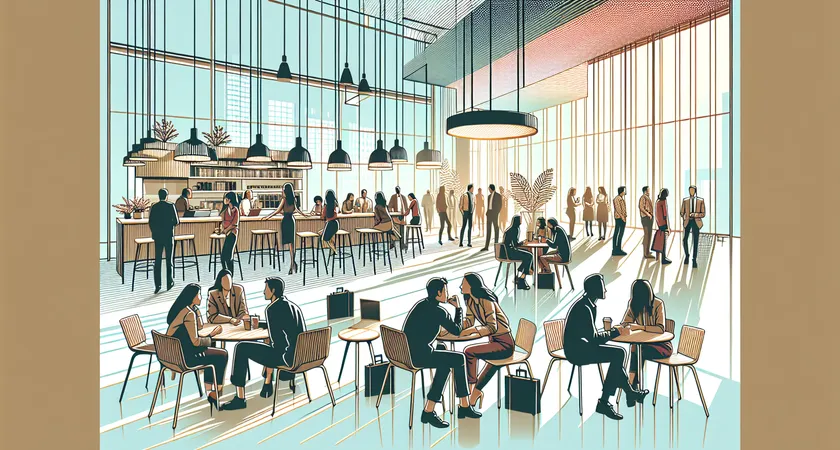 Des personnes en réunion dans un espace de coworking