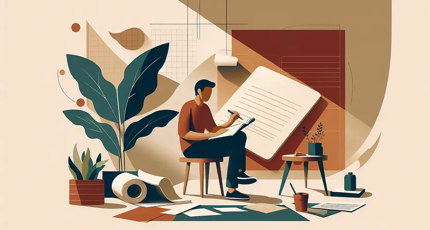 A person taking notes in a notebook