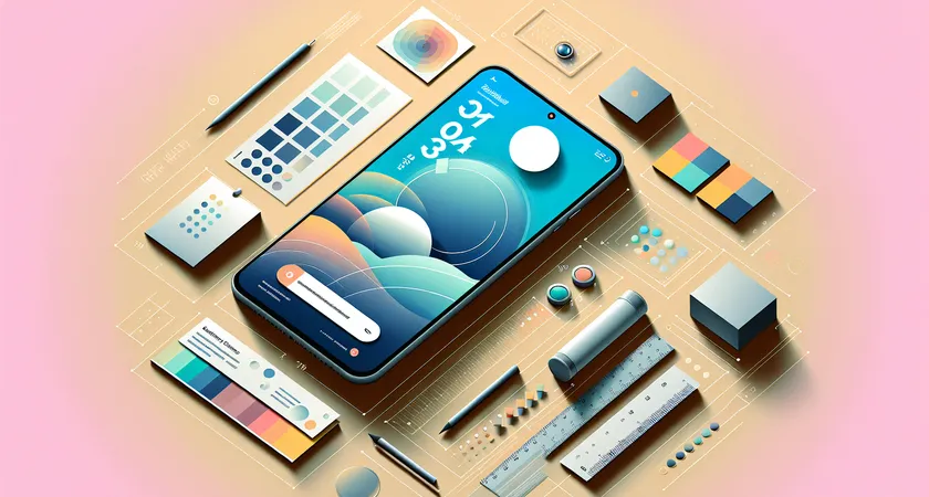 Un smartphone sur une table