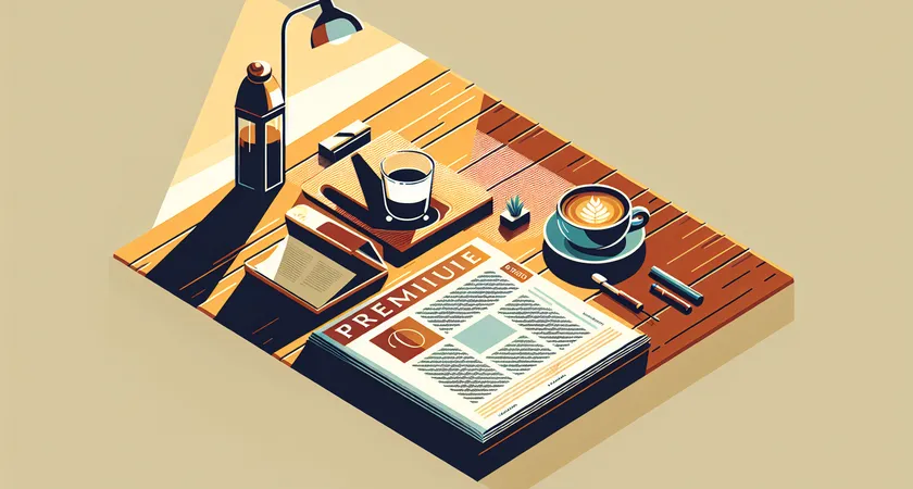 Un café sur un bureau