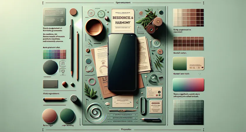 Un smartphone sur une table