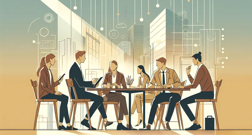 Des personnes en réunion dans un espace de coworking