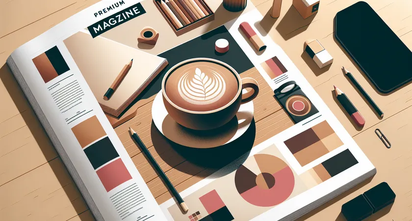 Un café sur un bureau