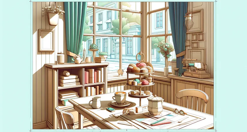 Un café sur un bureau