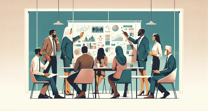 A team analyzing tactics around a whiteboard