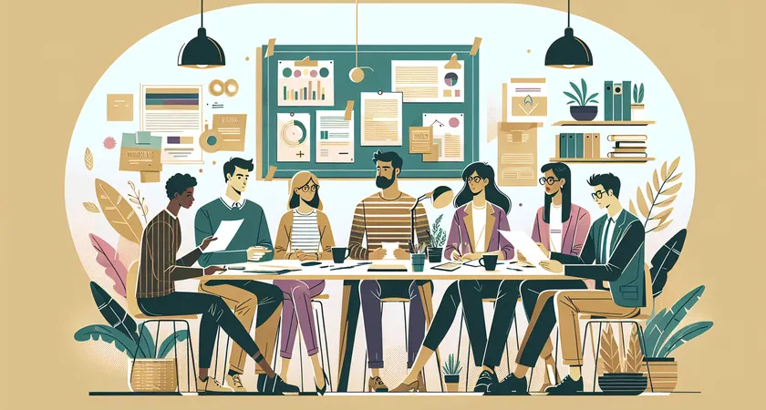 Des personnes en réunion dans un espace de coworking