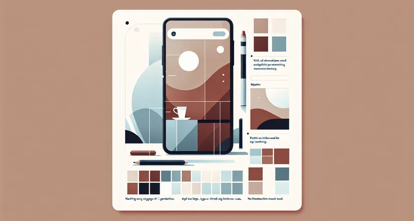 Un smartphone sur une table